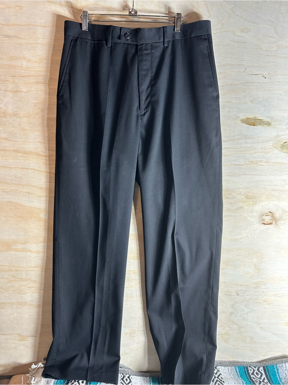 Louis Raphael Black & Ivory Tailored Dress Pants Sz 34x32